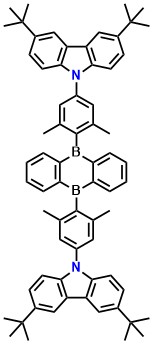 tBuCzDBA 5,10-Bis(4-(3,6-di-tert-butyl-9H-carbazol-9-yl)-2,6-dimethylphenyl)-5,10-dihydroboranthrene