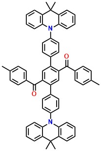 AcPmBPX (4,4''-Bis(9,9-dimethylacridin-10(9H)-yl)-[1,1':4',1''-terphenyl]-2',5'-diyl)bis(p-tolylmethanone)
