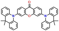 BDMAC-XT 3,6-bis(9,9-dimethylacridin-10(9H)-yl)-9H-xanthen-9-one