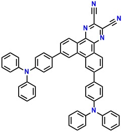 TPA-DCPP 7,10-Bis(4-(diphenylamino)phenyl)dibenzo[f,h]quinoxaline-2,3-dicarbonitrile