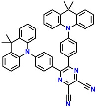 Ac-CNP 5,6-Bis(4-(9,9-dimethylacridin-10(9H)-yl)phenyl)pyrazine-2,3-dicarbonitrile
