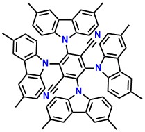 4CzTPN-Me 2,3,5,6-Tetrakis(3,6-dimethylcarbazol-9-yl)-1,4-dicyanobenzene