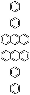 BANE 10,10'-di(biphenyl-4-yl)-9,9'-bianthracene