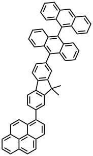 BAnFPye 1-(7-(9,9'-bianthracen-10-yl)-9,9-dimethyl-9H-fluoren-2-yl)pyrene