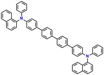 4P-NPB N,N'-di-(1-naphthalenyl)-N,N'-diphenyl-[1,1':4',1'':4'',1'''-quaterphenyl]-4,4'''-diamine