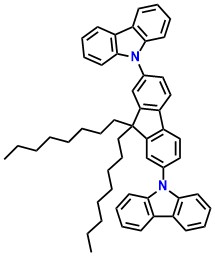 DOFL-CBP 2,7-bis(carbazol-9-yl)-9,9-dioctylfluorene