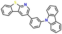 BTP1 3-(3-(9H-carbazol-9-yl)phenyl)benzo[4,5]thieno[2,3-b]pyridine
