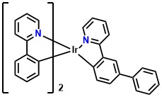 Ir(ppy)2(m-bppy) Bis(2-phenylpyridinato)[2-(biphenyl-3-yl)pyridinato]Iridium(III)