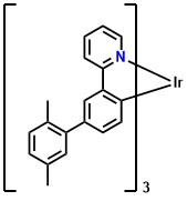 TEG fac-tris(2-(3-p-xylyl)phenyl)pyridine Iridium(III)