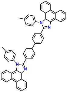 TPIP 4,4'-bis(1-p-tolyl-1H-phenanthro[9,10-d]imidazol-2-yl)biphenyl