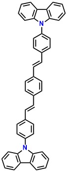 BCzSB 1,4-bis(4-(9H-carbazol-9-yl)styryl)benzene