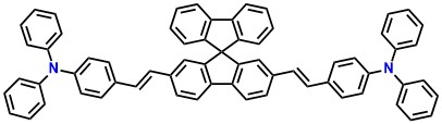 Spiro-BDAVBi 2,7-bis[4-(diphenylamino)styryl]-9,9-spirobifluorene