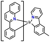Ir(phq)2tpy Bis(2-phenylquinoline)(2-(3-methylphenyl)pyridinate)iridium(III)
