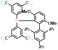 (JackiePhos) 2-Di[3,5-bis(trifluoromethyl)phenylphosphino]-3,6-dimethoxy-2',4',6'-tri-i-propyl-1,1'-biphenyl