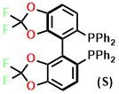 [(S)-Difluorphos] S-(+)-5,5'-Bis(diphenylphosphino)-2,2,2',2'-tetrafluoro-4,4'-bi-1,3-benzodioxole