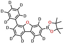 4,4,5,5-tetramethyl-2-(6-(phenyl-d5)dibenzo[b,d]furan-3-yl-1,2,4,7,8,9-d6)-1,3,2-dioxaborolane