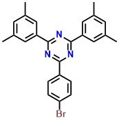 2-(4-bromophenyl)-4,6-bis(3,5-dimethylphenyl)-1,3,5-triazine