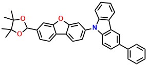 3-phenyl-9-(7-(4,4,5,5-tetramethyl-1,3-dioxolan-2-yl)dibenzo[b,d]furan-3-yl)-9H-carbazole