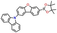 9-(7-(4,4,5,5-tetramethyl-1,3,2-dioxaborolan-2-yl)dibenzo[b,d]furan-2-yl)-9H-carbazole