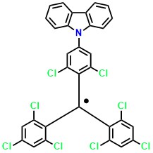 TTM-1Cz 9-(4-(bis(2,4,6-trichlorophenyl)methyl)-3,5-dichlorophenyl)-9H-carbazole