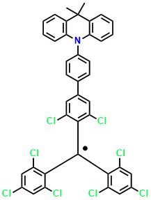 TTM-PDMAC 10-(4'-(bis(2,4,6-trichlorophenyl)methyl)-3',5'-dichloro-[1,1'-biphenyl]-4-yl)-9,9-dimethyl-9,10-dihydroacridine