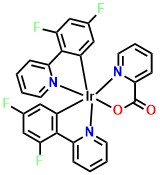 (FIrPic) Bis(4,6-difluoro-2-(2-pyridyl)phenyl-C2,N)(2-carboxypyridyl)iridium(III)