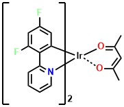 (Ir(f-ppy)2(acac)) Bis(4,6-difluoro-2-(2-pyridyl)phenyl-C2,N)(acetylacetonato)iridium(III)
