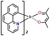 Ir(bzq)2(acac) Bis(2-benzo[h]quinoline-C2,N)(acetylacetonato)iridium(III)