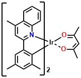 Bis(2-(3,5-dimethylphenyl)-4-methylquinoline-C2,N)(acetylacetonato)iridium(III)