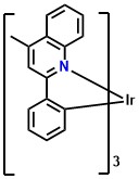 Ir(mphq)3 Tris(4-methyl-2-phenylquinoline-C2,N)iridium(III)