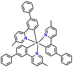 Tris[3-(5-methyl-2-pyridinyl-kN)[1,1'-biphenyl]-4-yl-kC]Iridium(III)