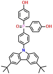 (4-(3,6-Di-tert-butyl-9H-carbazol-9-yl)phenyl)bis(4-hydroxyphenyl)phosphine oxide