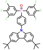 (4-(3,6-Di-tert-butyl-9H-carbazol-9-yl)phenyl)bis(3,4,5-trifluorophenyl)phosphine oxide