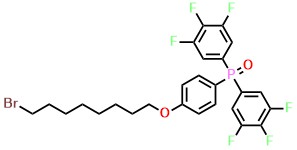 (4-((8-Bromooctyl)oxy)phenyl)bis(3,4,5-trifluorophenyl)phosphine oxide