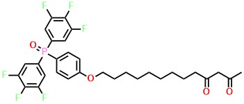 13-(4-(Bis(3,4,5-trifluorophenyl)phosphoryl)phenoxy)tridecane-2,4-dione