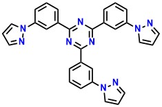 2,4,6-Tris(3-(1H-pyrazol-1-yl)phenyl)-1,3,5-triazine