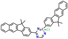 4-Chloro-4,6-bis(11,11-dimethyl-11H-benzo[b]fluoren-2-yl)-1,3,5-triazine