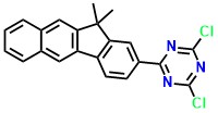 2,4-Dichloro-6-(11,11-dimethyl-11H-benzo[b]fluoren-2-yl)-1,3,5-triazine