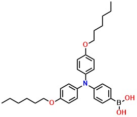 (4-(Bis(4-(hexyloxy)phenyl)amino)phenyl)boronic acid