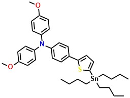 4-Methoxy-N-(4-methoxyphenyl)-N-(4-(5-(tributylstannyl)thiophen-2-yl)phenyl)aniline