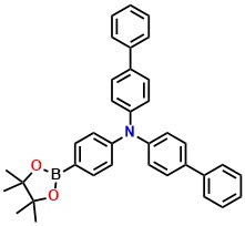Bis-biphenyl-4-yl-[4-(4,4,5,5-tetramethyl-[1,3,2]dioxaborolan-2-yl)phenyl]-amine