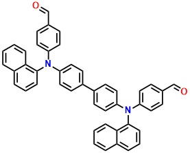 4,4’-(Biphenyl-4,4’-diylbis(1-naphthalene-1-ylazanediyl))dibenzaldehyde