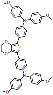 4,4'-(2,3-Dihydrothieno[3,4-b][1,4]dioxine-5,7-diyl)bis(N,N-bis(4-methoxyphenyl)aniline)
