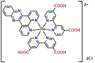 Bis(4,4'-Dicarboxyl-2,2'-bipyridyl)(Tetraaza-benzo[b]triphenylene)ruthenium(II) dichloride