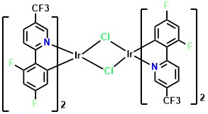 Iridium, di-u-chlorotetrakis[3,5-difluoro-2-[5-(trifluoromethyl)-2-pyridinyl-kN]phenyl-kC]di-