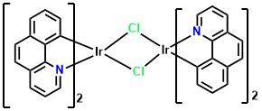 Tetrakis(benzo[h]quinoline-C2,N')(µ-dichloro)diiridium(III)