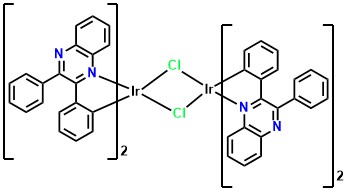 Tetrakis(2,3-diphenylquinoxaline-C2,N')(µ-dichloro)diiridium(III)