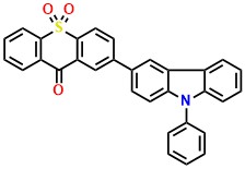 (TXO-PhCz) 2-(9-Phenyl-9H-carbazol-3-yl)-10,10-dioxide-9H-thioxanthen-9-one