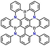 DABNA-3B, 4,21-diphenyl-4H,21H-4,8b,16b,21-tetraaza-4a,12b,20b-triborapentabenzo[a,d,g,j,no]coronene
