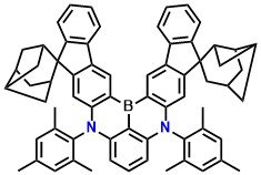 DA-BN, 7',11'-dimesityl-1'',2'',3'',3a'',4'',5'',6'',6a'',7',11'-decahydro-7',11'-diaza-18b'-boradispiro[tricyclo[4.2.1.03,8]nonane-4,5'-indeno[2,1-b]indeno[2',1':6,7]naphtho[1,2,3-fg]anthracene-13',7''-[2,5]methanopentalen]-1',3',4a'(19b'),5a',6a'(18c'),7a',8',10',11a'(18a'),12',13a'(17a'),14',16',17b',19'-pentadecaene